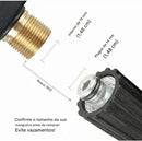 Kit Derrete Sujeira Essencial ( Lavadora de alta pressão Karcher compacta + Pistola de Alta Pressão Preta+ Snow foam + adaptador)