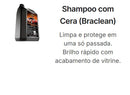 Kit Derrete Sujeira Pro Max (Pistola de Alta Pressão Preta + Snow Foam + Lavadora de Alta Pressão K5 + adaptador +  Kit Auto90 10L + Pretinho 500ml + Shampoo c/ cera de Carnaúba 5L + Revitalizador de Plásticos)