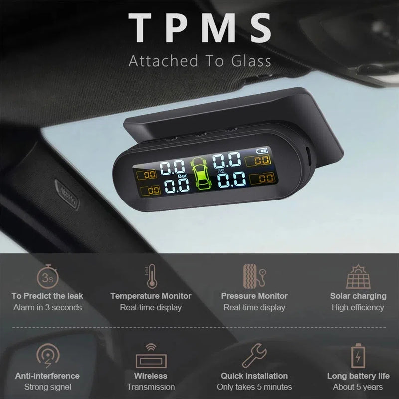 Sensor de pressão para Pneus com LCD