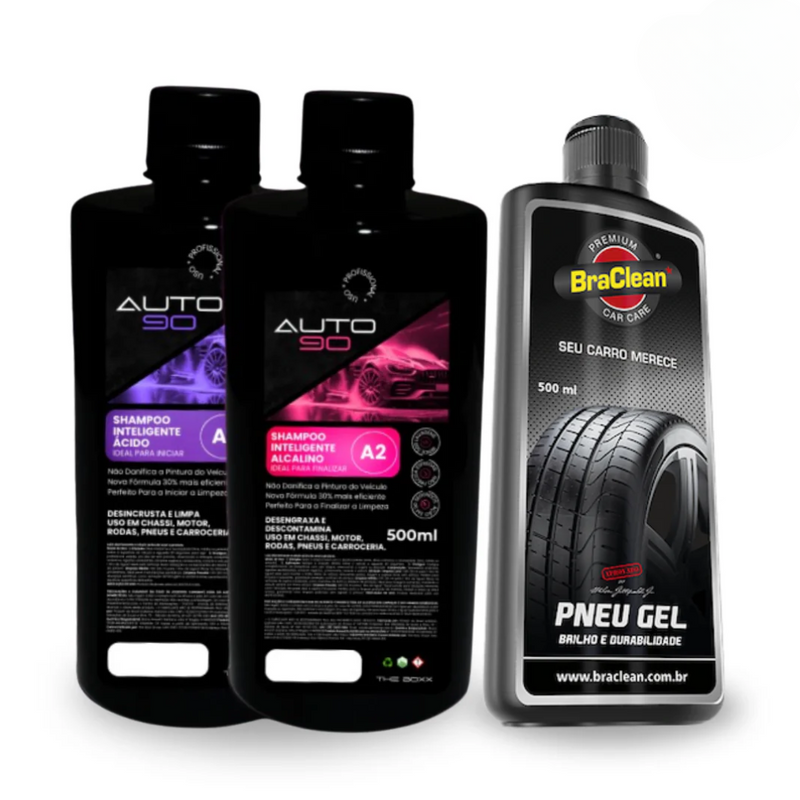 Kit Auto90 1L Pessoal + Pretinho em Gel 500ml