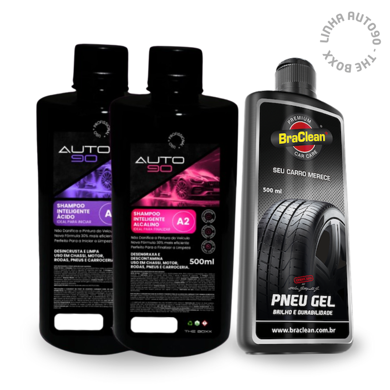 Kit Auto90 1L Pessoal + Pretinho em Gel 500ml