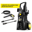 Kit Derrete Sujeira Pro Max (Pistola de Alta Pressão Preta + Snow Foam + Lavadora de Alta Pressão K5 + adaptador +  Kit Auto90 10L + Pretinho 500ml + Shampoo c/ cera de Carnaúba 5L + Revitalizador de Plásticos)