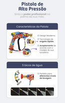 Pistola de Alta Pressão Color 4 bicos