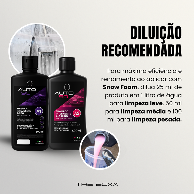 Kit Auto90 1L Pessoal + Pretinho em Gel 500ml - Frete Grátis