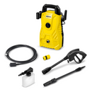 Lavadora de Alta Pressão Karcher Compacta 1500 PSI/Libras 1400W 300L/h com Aplicador de Detergente e Lança Regulável