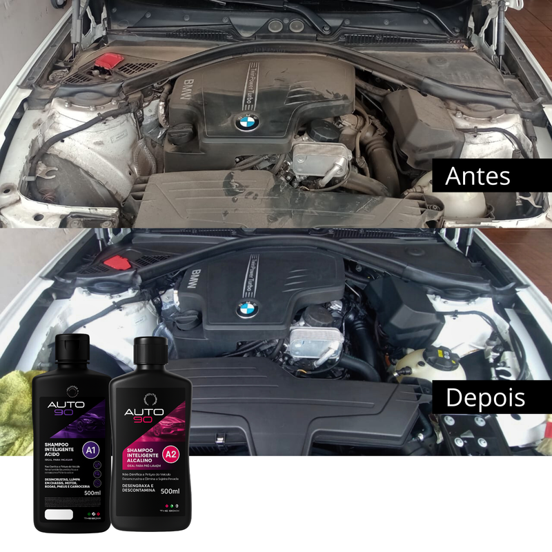 Kit Auto90 1L Pessoal + Pretinho em Gel 500ml - Frete Grátis