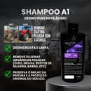 Shampoo automotivo premium para o agro Auto90 1L - Limpeza Pesada Para Máquinas Agrícolas (desicrustante + desengraxante)