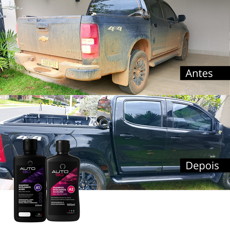 Kit Auto90 1L Pessoal + Pretinho em Gel 500ml - Frete Grátis