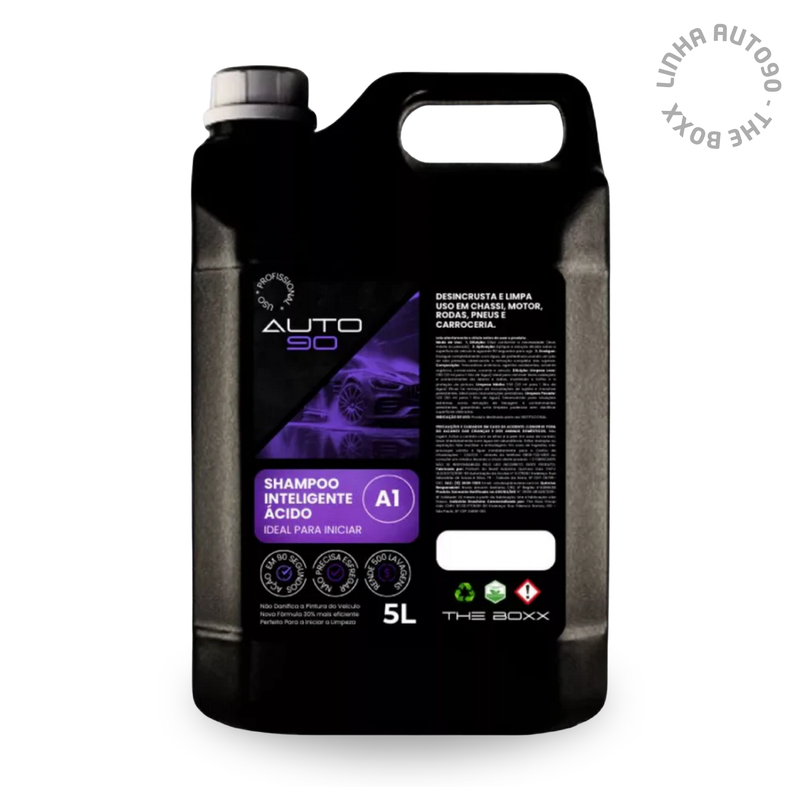 Shampoo Auto90 Desincrustante 5L Profissional - Frete Grátis