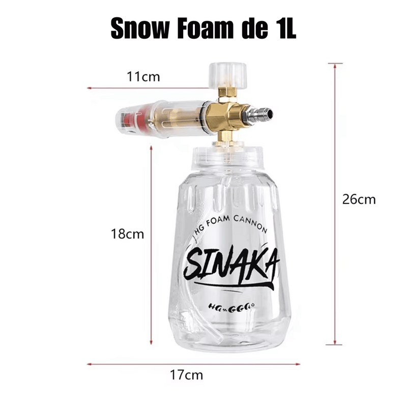 Canhão de Espuma de Alta Pressão (SnowFoam) 1L