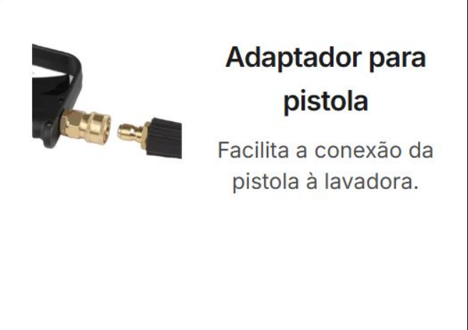 Kit Pistola de Alta Pressão Color + Snow Foam Profissional com Adaptador Lavadora