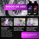 Kit Derrete Sujeira Top (Pistola de Alta Pressão Preta + Snow Foam Profissional + Lavadora de Alta Pressão Karcher Compacta + adaptador + Auto90 1L + Shampoo c/ cera 500ml + Revitalizador 200g)