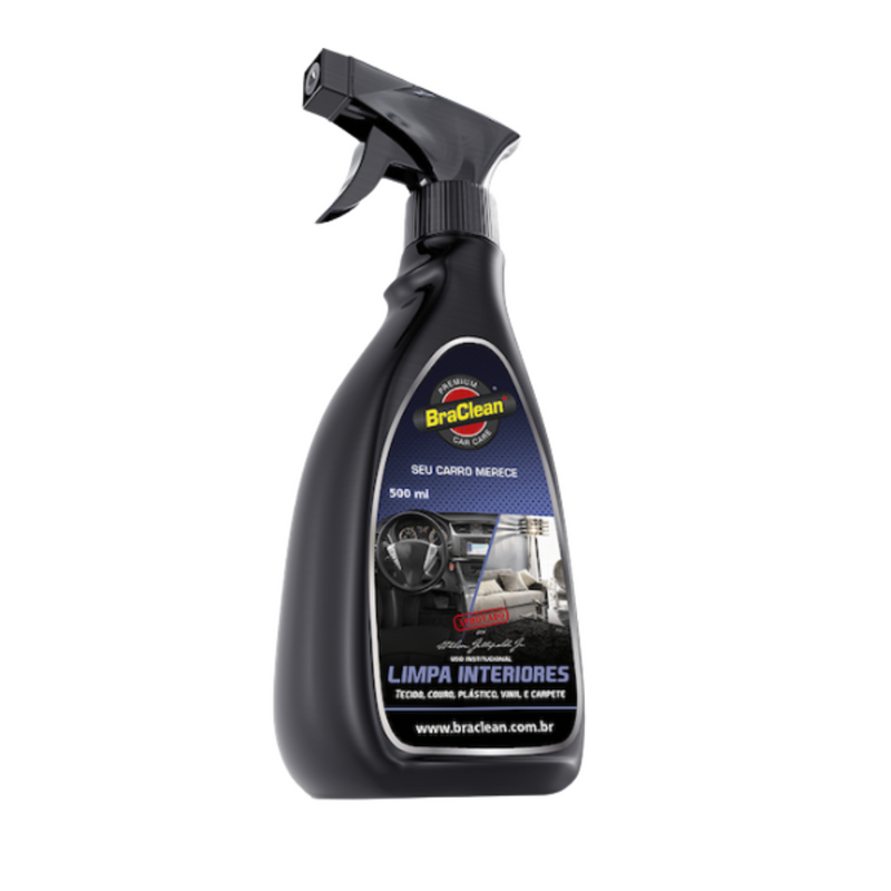 Limpa Interiores (Estofados Tecido Carpetes e Tetos) Automotivos 500 ml