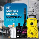 Kit Derrete Sujeira Completo ( Pistola de Alta Pressão Preta + Snow Foam Profissional + Lavadora de Alta Pressão Karcher Compacta + adaptador + Auto90 1L)