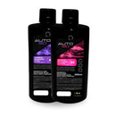 Kit Auto90 Shampoo Automotivo Inteligente 4 em 1 com tecnologia alemã, limpeza profunda sem agredir a pintura, embalagens 500ml A1 e A2.
