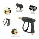 Kit Derrete Sujeira Top (Pistola de Alta Pressão Preta + Snow Foam Profissional + Lavadora de Alta Pressão Karcher Compacta + adaptador + Auto90 1L + Shampoo c/ cera 500ml + Revitalizador 200g)