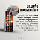 Kit Derrete Sujeira Top (Pistola de Alta Pressão Preta + Snow Foam Profissional + Lavadora de Alta Pressão Karcher Compacta + adaptador + Auto90 1L + Shampoo c/ cera 500ml + Revitalizador 200g)
