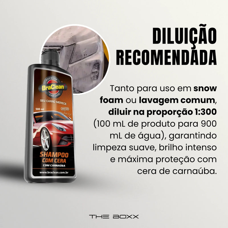 Shampoo com Cera de Carnaúba 500ml