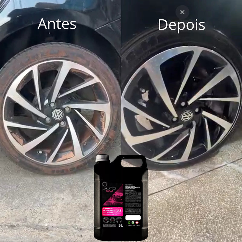 Shampoo Automotivo Inteligente - Auto90 Desengraxante 5L Profissional