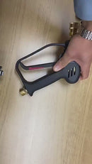 Pistola de Alta Pressão Preta c/ Engate Rápido e 4 bicos para jato de água com Adaptador Lavadora