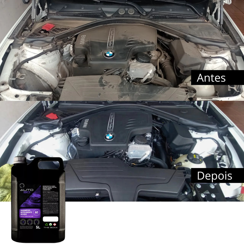 Shampoo automotivo Auto90 Desincrustante 5L Profissional